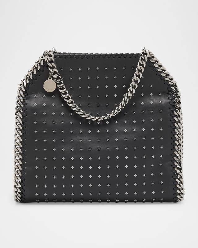 Falabella Studded Chain-Trim Vegan Leather Tote Bag
